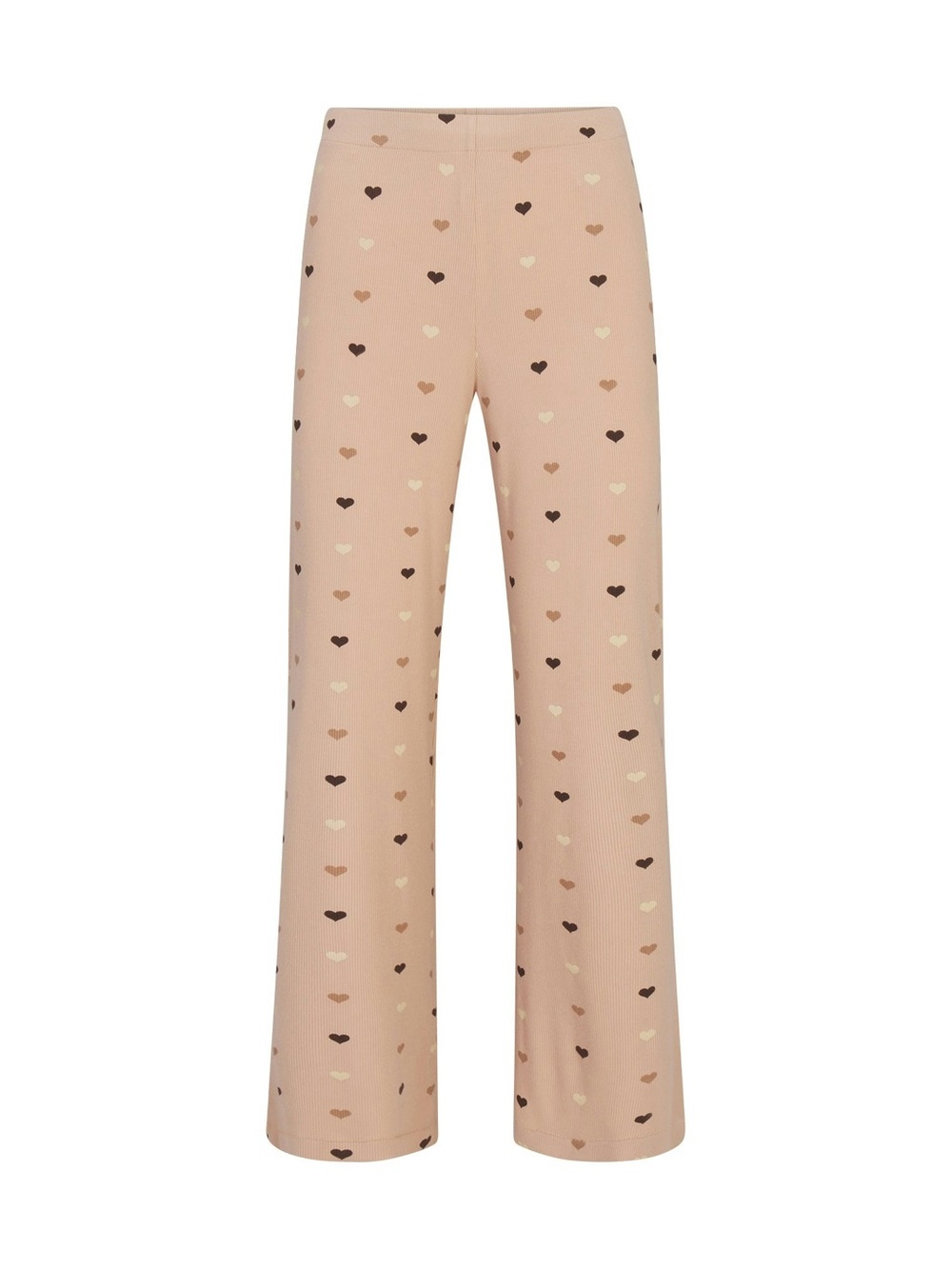 SKIMS Blush Heart-Print Long Pajama Set - Picture 7 of 9